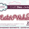 Creative Expressions Sue Wilson Craft Die Mini Shadowed Sentiments Easter Wishes (CEDSS019) (OUTLET) Creative Expressions Sue Wilson Craft Die Mini Shadowed Sentiments Easter Wishes (CEDSS019) (OUTLET)