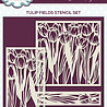 Creative Expressions Jamie Rodgers Stencil Tulip Fields (CEST077) (OUTLET) Creative Expressions Jamie Rodgers Stencil Tulip Fields (CEST077) (OUTLET)