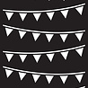 Creative Expressions DL Stencil Bunting (CEST105) (OUTLET) Creative Expressions DL Stencil Bunting (CEST105) (OUTLET)
