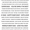 Creative Expressions Wordies Sentiment Sheets 6x8 Inch Best Dad (4pcs) (CEW019) (OUTLET) Creative Expressions Wordies Sentiment Sheets 6x8 Inch Best Dad (4pcs) (CEW019) (OUTLET)