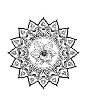 Crafty Individuals Spring Mandala Unmounted Rubber Stamps (CI-609) (OUTLET) Crafty Individuals Spring Mandala Unmounted Rubber Stamps (CI-609) (OUTLET)