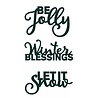 Crafter's Companion Winter White Metal Die Festive Sentiments (WW-MD-FESSEN) (OUTLET) Crafter's Companion Winter White Metal Die Festive Sentiments (WW-MD-FESSEN) (OUTLET)