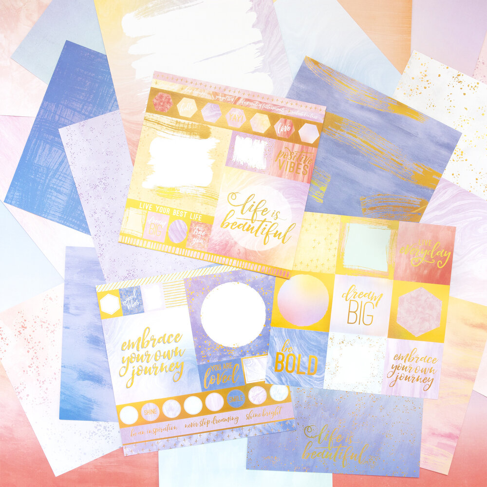 Craft Smith Ethereal Gradients 12x12 Inch Paper Pad (MSE5207) (OUTLET) Craft Smith Ethereal Gradients 12x12 Inch Paper Pad (MSE5207) (OUTLET)