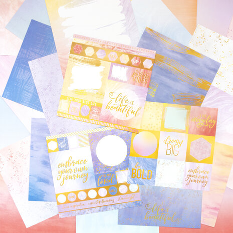 Craft Smith Ethereal Gradients 12x12 Inch Paper Pad (MSE5207) (OUTLET) Craft Smith Ethereal Gradients 12x12 Inch Paper Pad (MSE5207) (OUTLET)