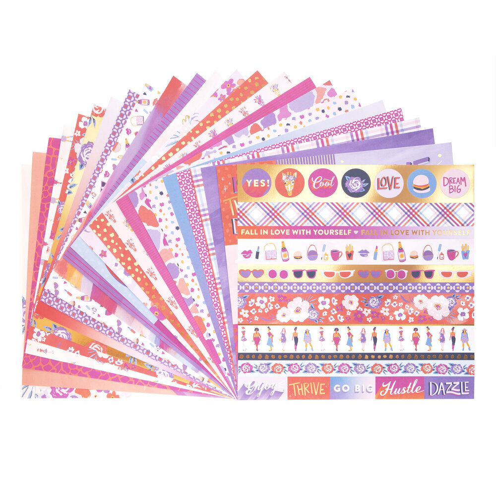 Craft Smith Fabulousness 12x12 Inch Paper Pad (MSE5208) (OUTLET)