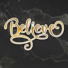 Couture Creations Believe Cut, Foil and Emboss Die (CO726961) (OUTLET) Couture Creations Believe Cut, Foil and Emboss Die (CO726961) (OUTLET)