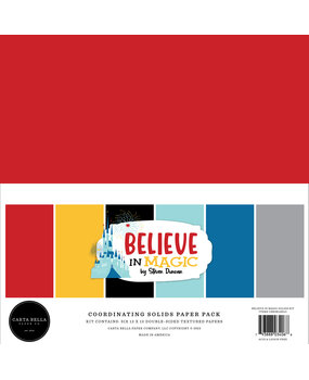 Carta Bella Believe In Magic 12x12 Inch Coordinating Solids Paper Pack (CBBIM148015) (OUTLET) Carta Bella Believe In Magic 12x12 Inch Coordinating Solids Paper Pack (CBBIM148015) (OUTLET)