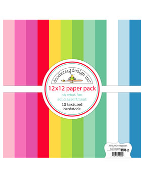 Doodlebug Design Inc. PRE-ORDER Oh What Fun 12x12 Inch Textured Cardstock Solid Paper Pack (9002) Doodlebug Design Inc. PRE-ORDER Oh What Fun 12x12 Inch Textured Cardstock Solid Paper Pack (9002)