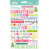 Doodlebug Design Inc. Oh What Fun Puffy Words Stickers (8967)