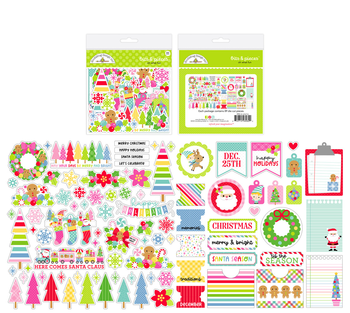 Doodlebug Design Inc. Oh What Fun Bits & Pieces (8982)