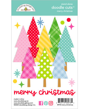 Doodlebug Design Inc. PRE-ORDER Oh What Fun Merry Christmas Doodle Cuts (8978)
