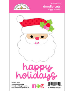 Doodlebug Design Inc. PRE-ORDER Oh What Fun Happy Holidays Doodle Cuts (8979)