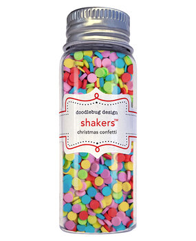 Doodlebug Design Inc. PRE-ORDER Oh What Fun Christmas Confetti Shakers (8963)
