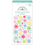 Doodlebug Design Inc. PRE-ORDER Oh What Fun Snow What Fun Shape Sprinkles (8953)