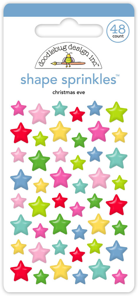 Doodlebug Design Inc. Oh What Fun Christmas Eve Shape Sprinkles (8954)