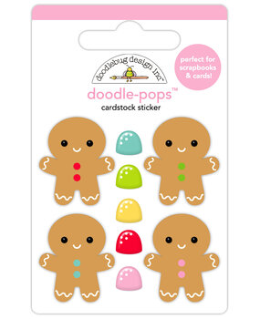 Doodlebug Design Inc. PRE-ORDER Oh What Fun Jolly Gingers Doodle-Pops (8956)