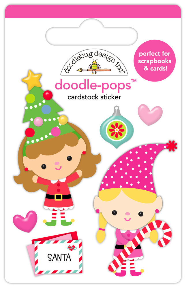 Doodlebug Design Inc. Oh What Fun Playful Pixies Doodle-Pops (8957)