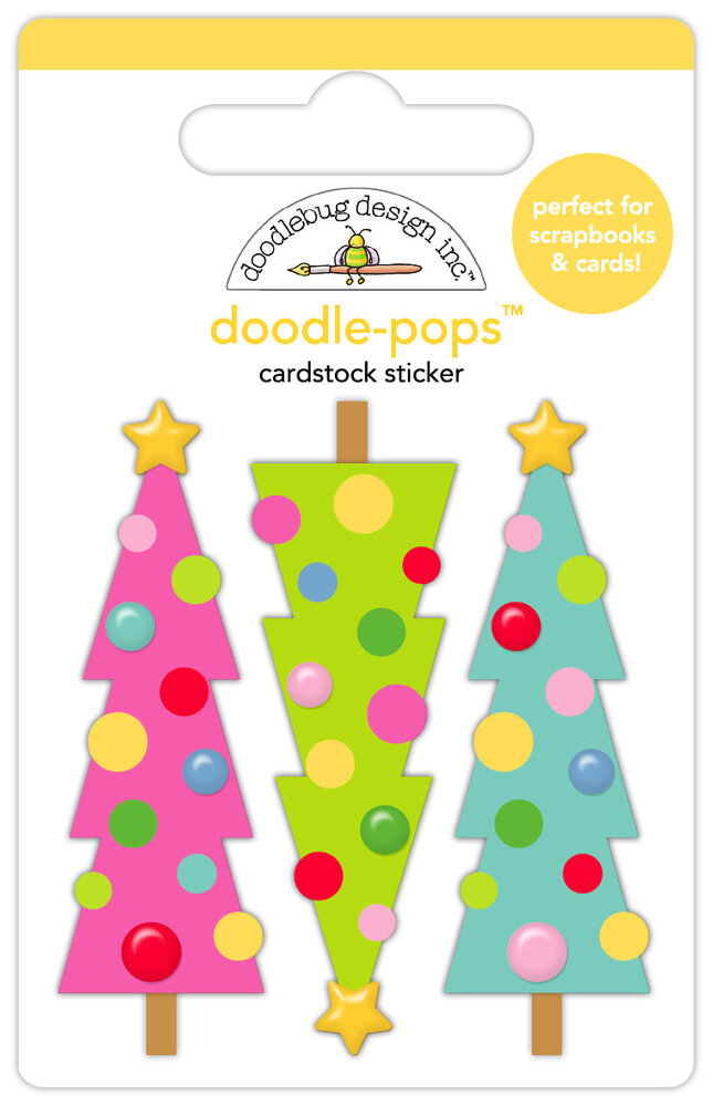 Doodlebug Design Inc. Oh What Fun Merry & Bright Doodle-Pops (8959)