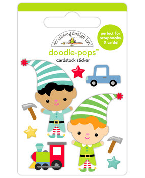 Doodlebug Design Inc. PRE-ORDER Oh What Fun Santa's Elves Doodle-Pops (8960)