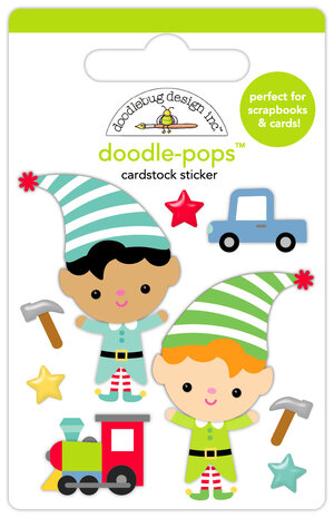 Doodlebug Design Inc. Oh What Fun Santa's Elves Doodle-Pops (8960)