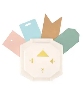 Vaessen Creative 4 in 1 Hoekpons Retro Labels (2137-135) Vaessen Creative 4 in 1 Hoekpons Retro Labels (2137-135)