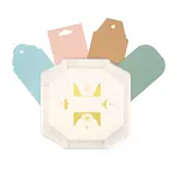 Vaessen Creative 4 in 1 Hoekpons Klassieke Labels (2137-134)