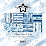 Paper Favourites Watercolour Winter 12x12 Inch Paper Pad (PF756)