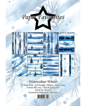 Paper Favourites Watercolour Winter A5 Paper Pad (PFA197) Paper Favourites Watercolour Winter A5 Paper Pad (PFA197)