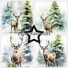 Paper Favourites Reindeer 6x6 Inch Paper Pad (PF557) Paper Favourites Reindeer 6x6 Inch Paper Pad (PF557)