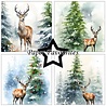 Paper Favourites Reindeer 6x6 Inch Paper Pad (PF557) Paper Favourites Reindeer 6x6 Inch Paper Pad (PF557)