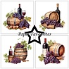 Paper Favourites Wine Bottles 6x6 Inch Paper Pad (PF558) Paper Favourites Wine Bottles 6x6 Inch Paper Pad (PF558)