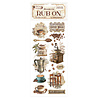 Stamperia Coffee and Chocolate Rub-On 4x8,5 Inch Vintage Coffee Moments (DFLRB193) Stamperia Coffee and Chocolate Rub-On 4x8,5 Inch Vintage Coffee Moments (DFLRB193)