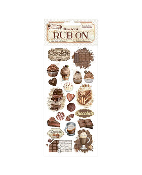 Stamperia Coffee and Chocolate Rub-On 4x8,5 Inch Vintage Sweet Moments (DFLRB194) Stamperia Coffee and Chocolate Rub-On 4x8,5 Inch Vintage Sweet Moments (DFLRB194)