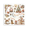 Stamperia Gear up for Christmas 6x6 Inch Rub-On Assortment (DFLRBX03) Stamperia Gear up for Christmas 6x6 Inch Rub-On Assortment (DFLRBX03)