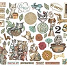 Stamperia Furry Friends Die Cuts (DFLDC121) Stamperia Furry Friends Die Cuts (DFLDC121)