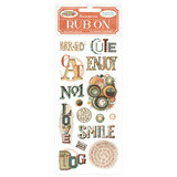 Stamperia Furry Friends Rub-On 4x8,5 Inch Writings (DFLRB198)