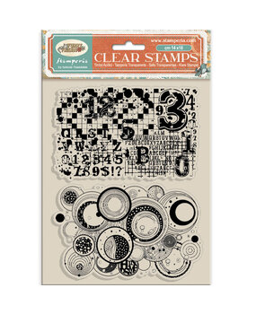 Stamperia Furry Friends Clear Stamp 2 Patterns (WTK227)