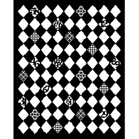 Stamperia Furry Friends Thick Stencil 20x25cm Rhombus Pattern (KSTD190) Stamperia Furry Friends Thick Stencil 20x25cm Rhombus Pattern (KSTD190)