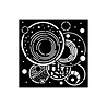 Stamperia Furry Friends Thick Stencil 12x12cm Vibrant Circles (KSTDS62) Stamperia Furry Friends Thick Stencil 12x12cm Vibrant Circles (KSTDS62)