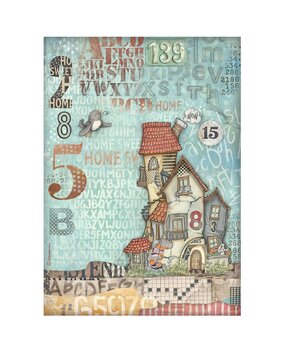 Stamperia Furry Friends A4 Rice Paper House (DFSA41065) Stamperia Furry Friends A4 Rice Paper House (DFSA41065)