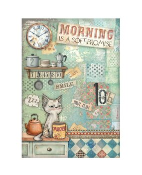Stamperia Furry Friends A4 Rice Paper Morning is a Soft Promise (DFSA41068) Stamperia Furry Friends A4 Rice Paper Morning is a Soft Promise (DFSA41068)