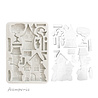 Stamperia Furry Friends A5 Silicon Mould Houses (KACMA592) Stamperia Furry Friends A5 Silicon Mould Houses (KACMA592)