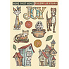 Stamperia Furry Friends Wooden Shapes A5 (KLSP189) Stamperia Furry Friends Wooden Shapes A5 (KLSP189)