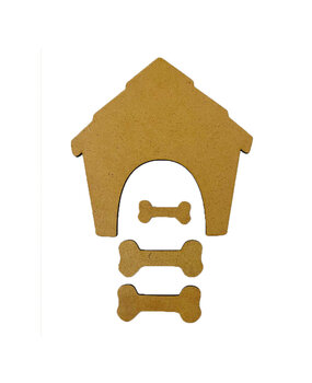 Stamperia Furry Friends MDF Crafty Shapes Blanks Doghouse and Bones (KLSM69) Stamperia Furry Friends MDF Crafty Shapes Blanks Doghouse and Bones (KLSM69)