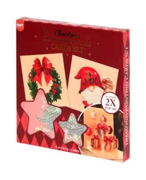 Craft Sensations Happy Holidays Diamond Painting Cards Set (3217272) Craft Sensations Happy Holidays Diamond Painting Cards Set (3217272)