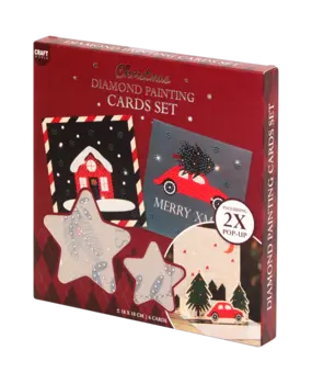 Craft Sensations Home for the Holidays Diamond Painting Cards Set (3217272) Craft Sensations Home for the Holidays Diamond Painting Cards Set (3217272)