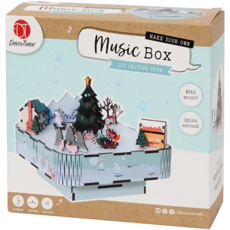 DécoTime DIY Music Box Ice Skating Park (3217463)