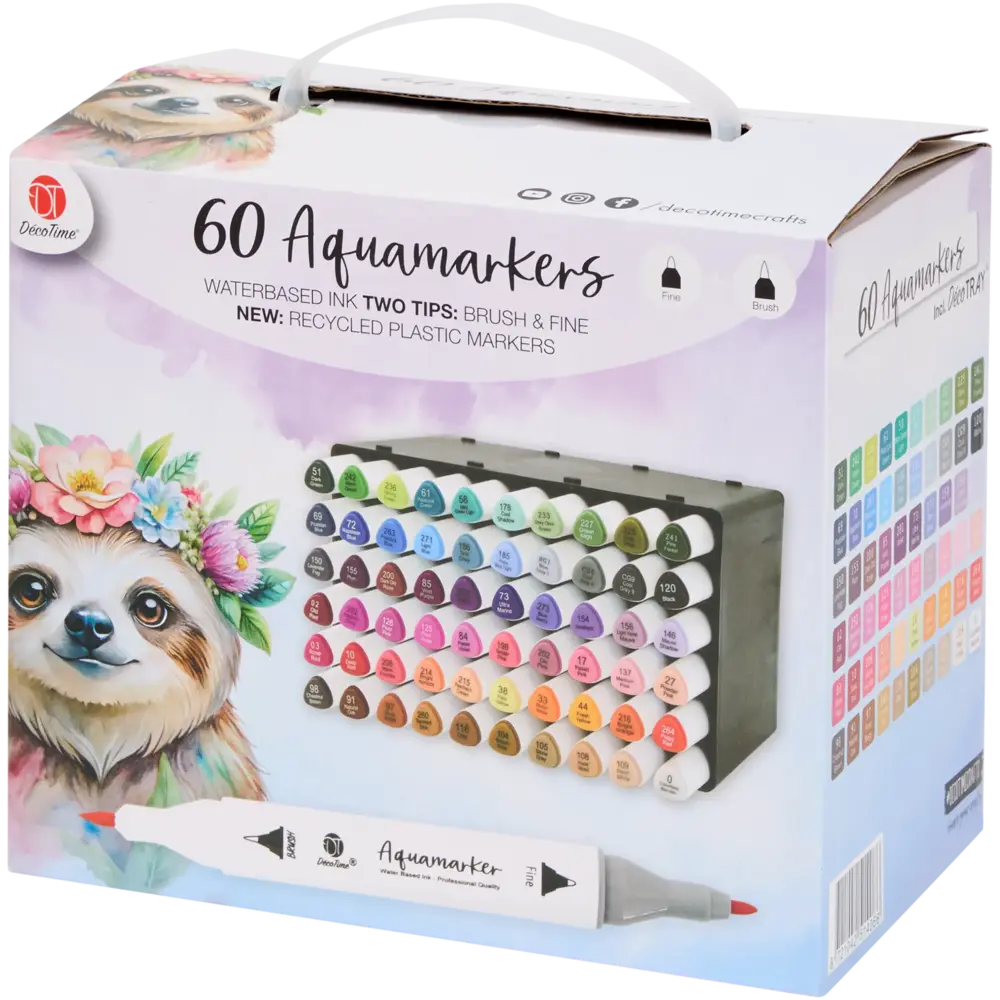 DécoTime 60 Aquamarkers (3216780) DécoTime 60 Aquamarkers (3216780)