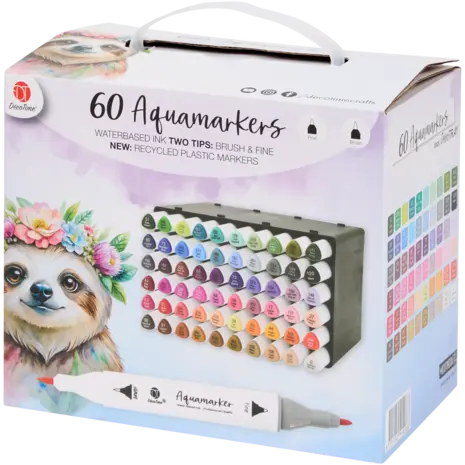 DécoTime 60 Aquamarkers (3216780) DécoTime 60 Aquamarkers (3216780)