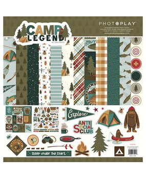 PhotoPlay Camp Legend 12x12 Inch Collection Pack (SIL5125) PhotoPlay Camp Legend 12x12 Inch Collection Pack (SIL5125)